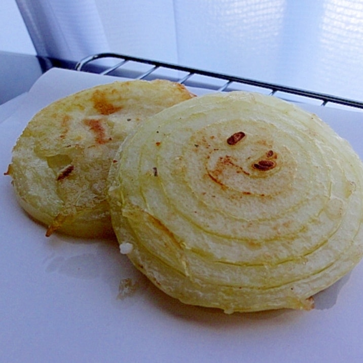 揚げ焼きだから簡単♪玉葱の輪切り天ぷら